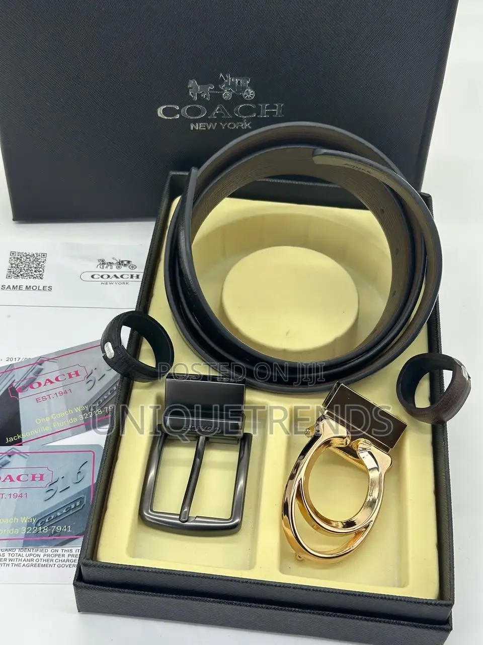 Designer Double Hook Belts