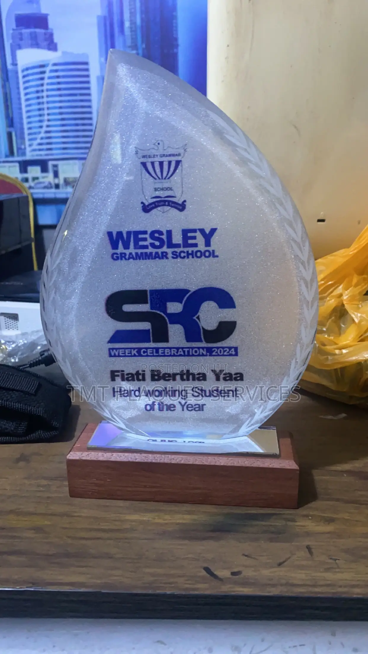 Crystal Award Plaque - Discount Prices