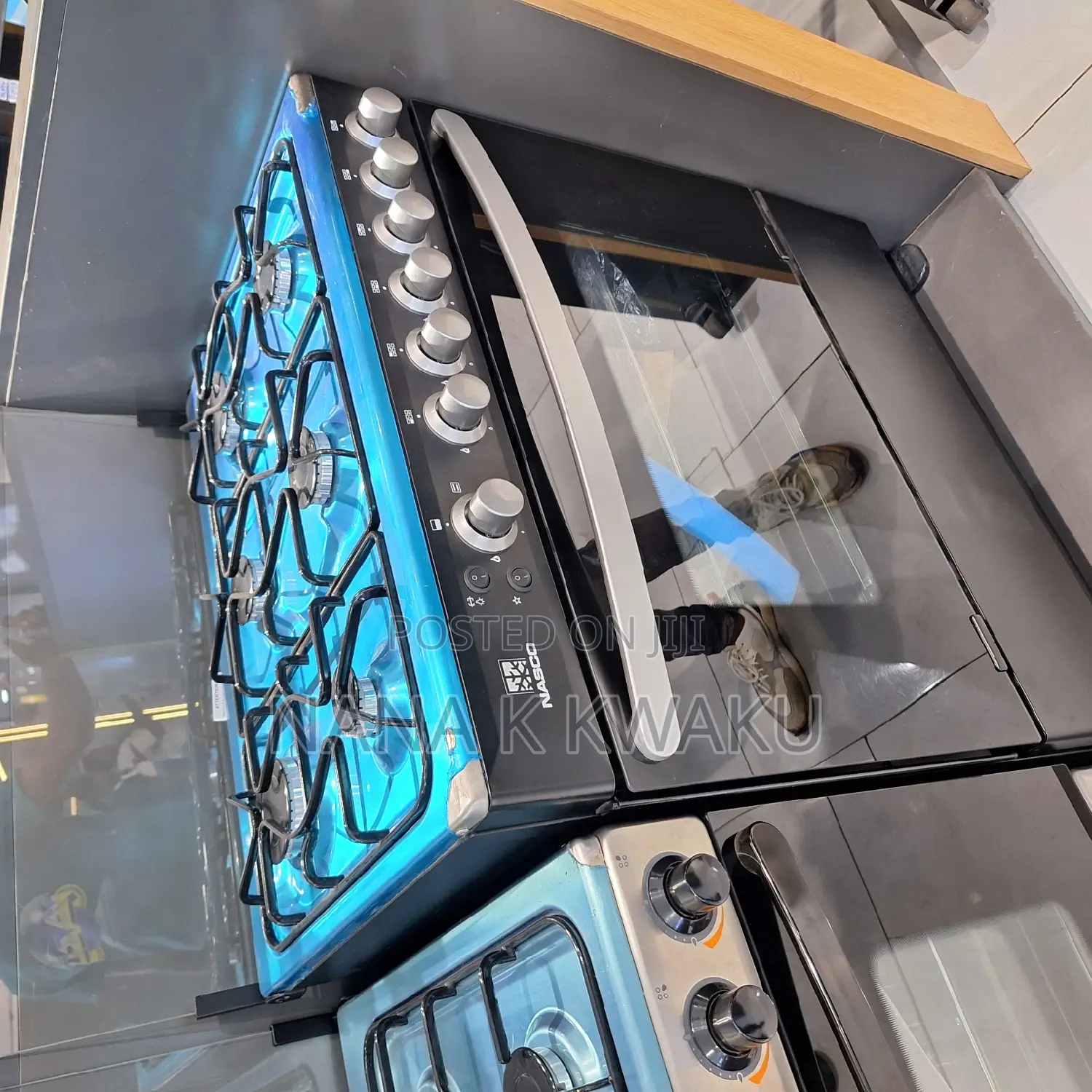 NASGC-AMG80B Quality Nasco 6 Burner Gas Cooker/Oven Grill