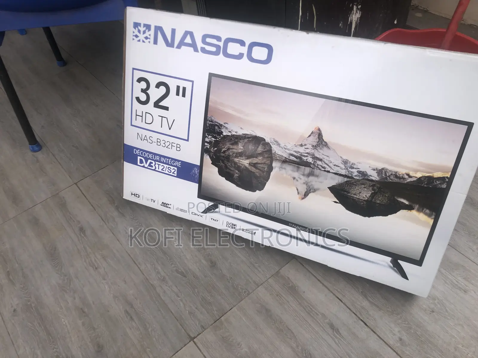 100% Original Nasco Digital Satellite TV – 32′′ Black