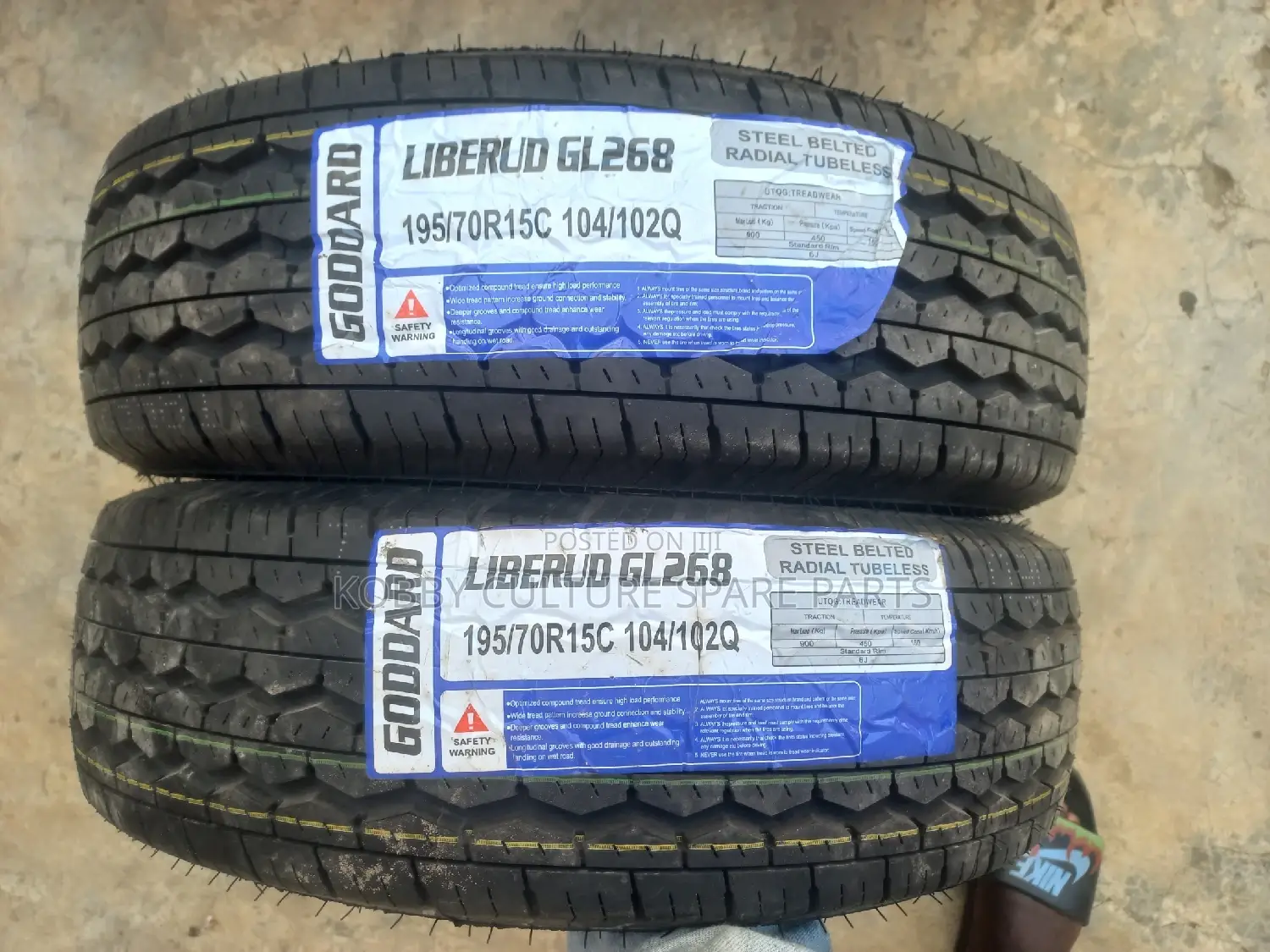 Original Commercial Tyres Available
