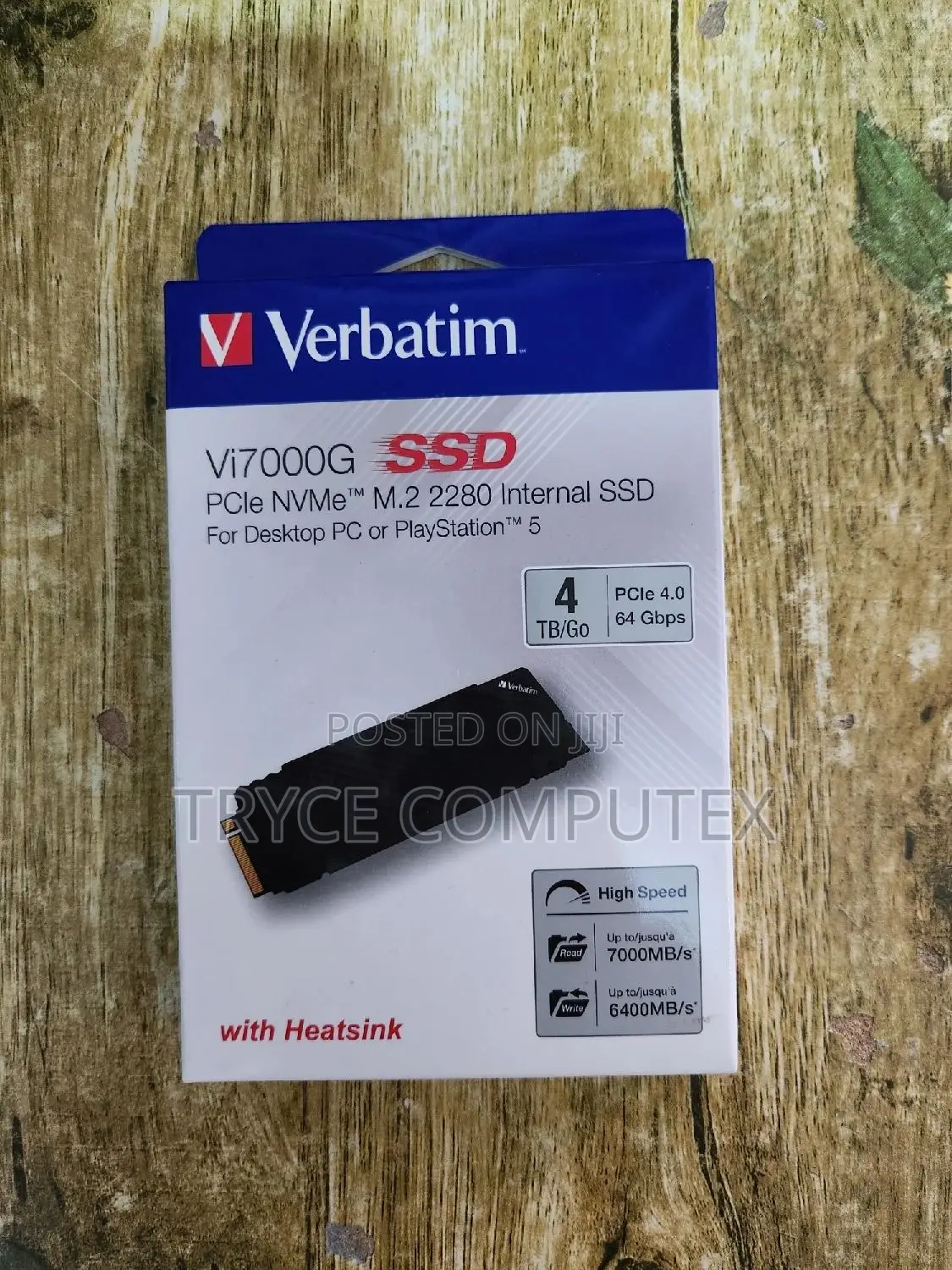 4tb Nvme SSD Drive for Ps5 or Desktop or Laptop 7000mb/S
