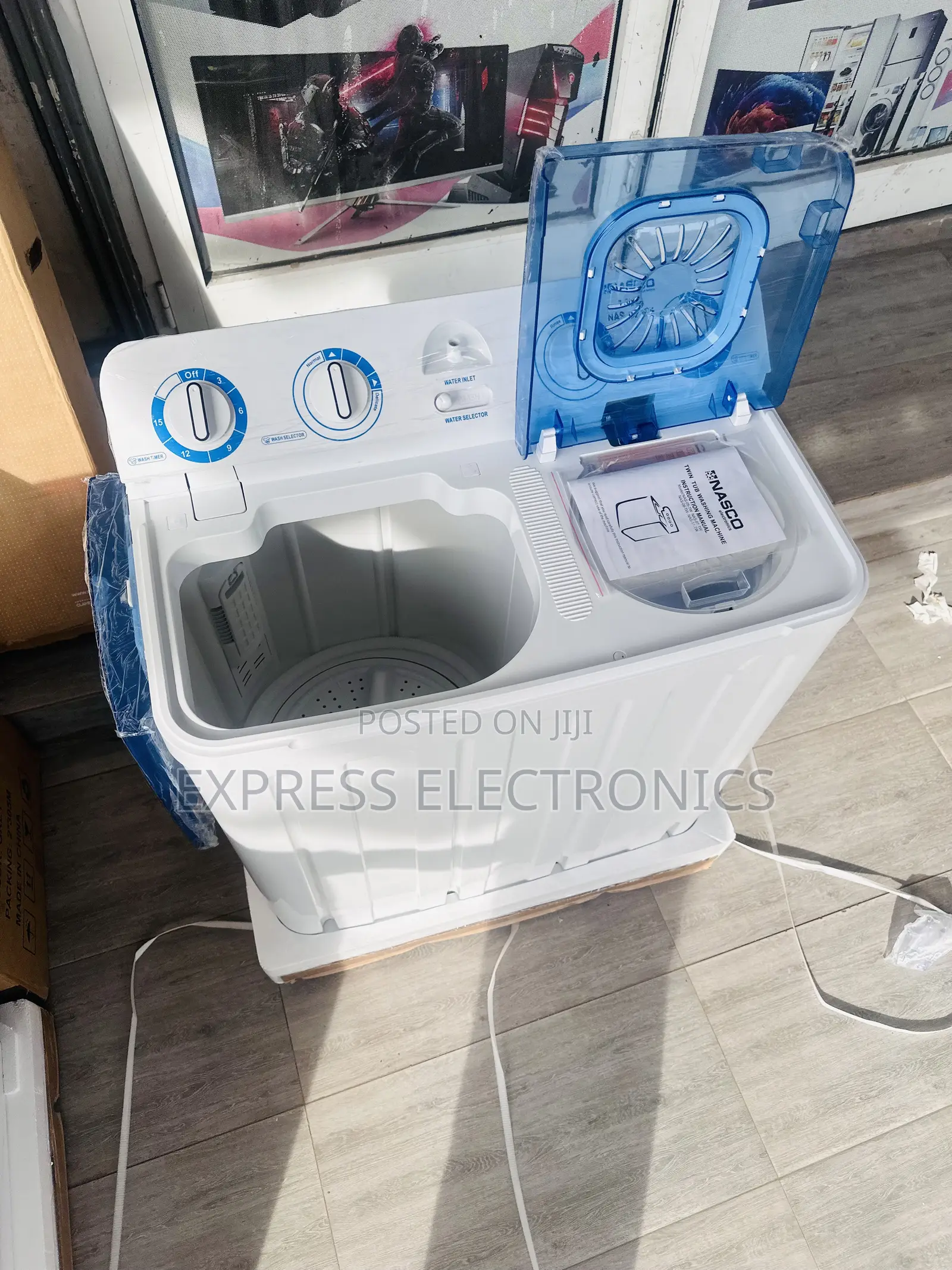 Buy for Less Washing Machine 7kg Topload Nasco White