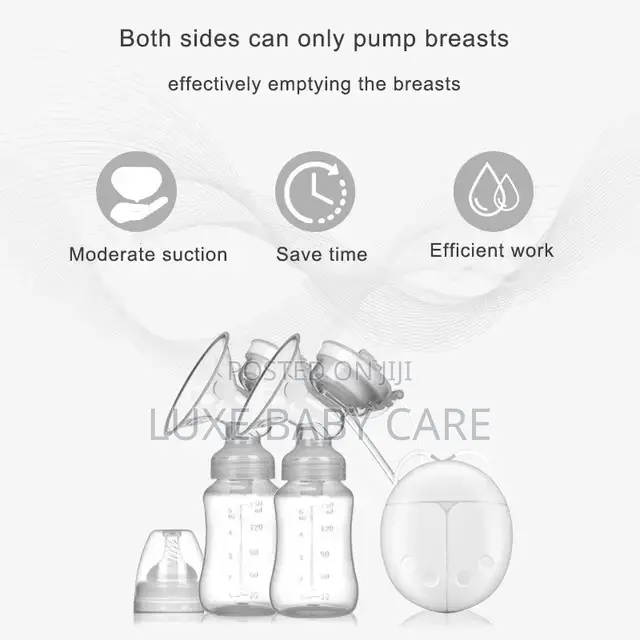 Double Electric Breast Pumps With Baby Milk Bottle