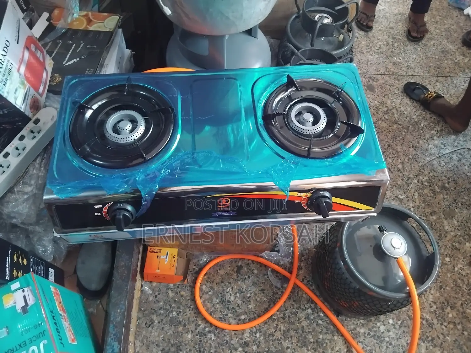 2 Burner + 6kg Cylinder Complete Set