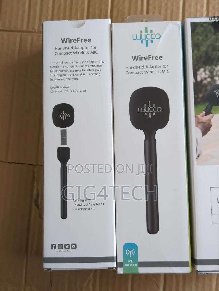 Lucco Wireless Microphone Handheld Adapter