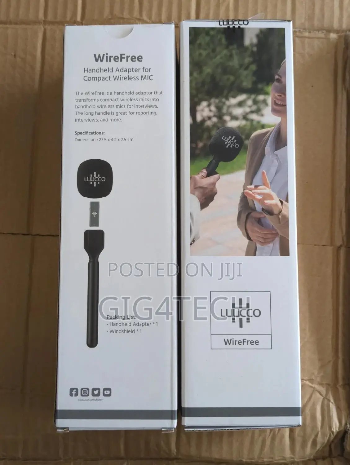 Lucco Wireless Microphone Handheld Adapter