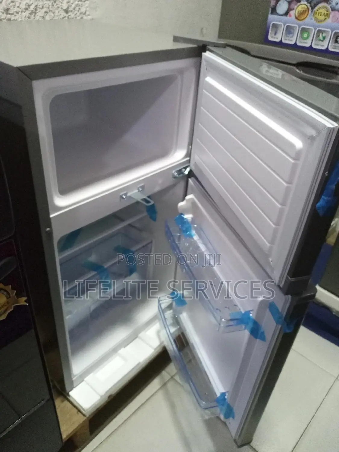 Table Top Fridge Double Door 80litres