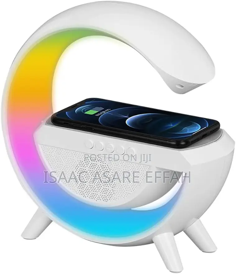 3 in 1 Rainbow Light Wireless Charger Bluetooth Speaker