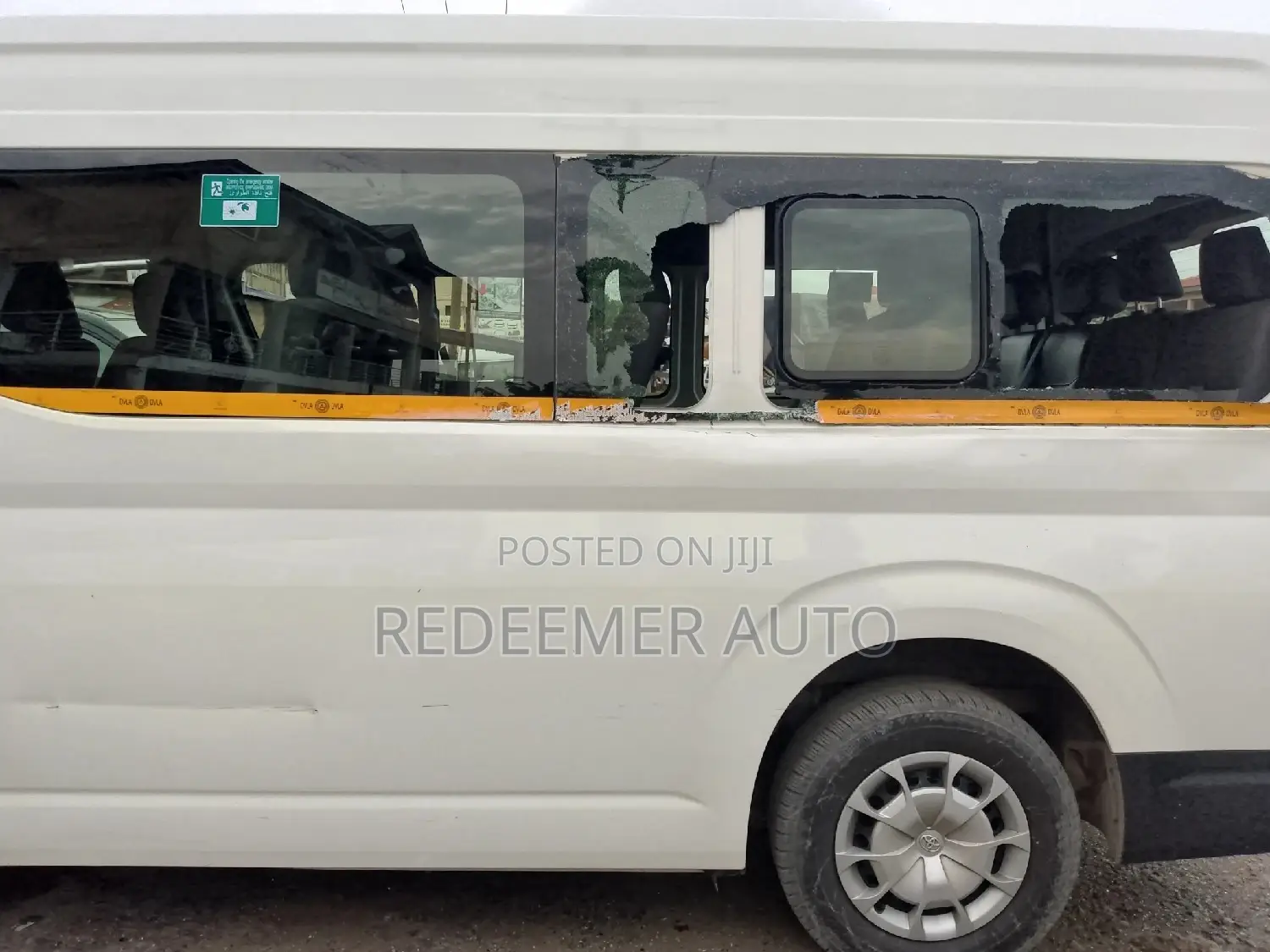 Side Glasses: Sprinter, D4d, Hiace, Stanbic, H100, H200, H1.