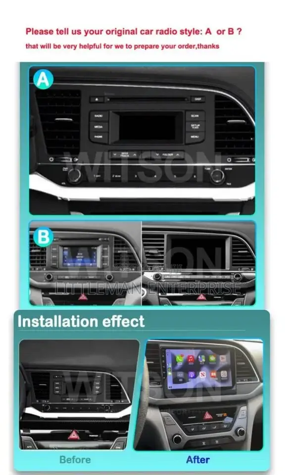Hyundai Elantra 2016-2020 Android Player
