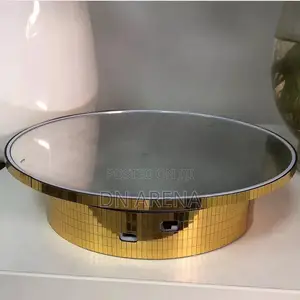 Luxury Gold Rotating Stand Weve in Acrylic Mirror