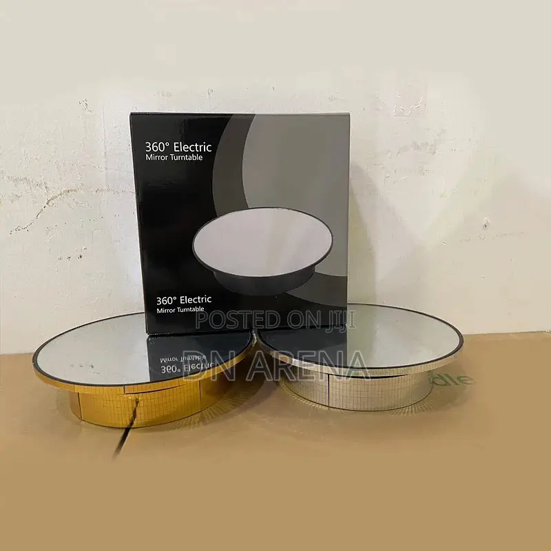 Luxury Gold Rotating Stand Weve in Acrylic Mirror