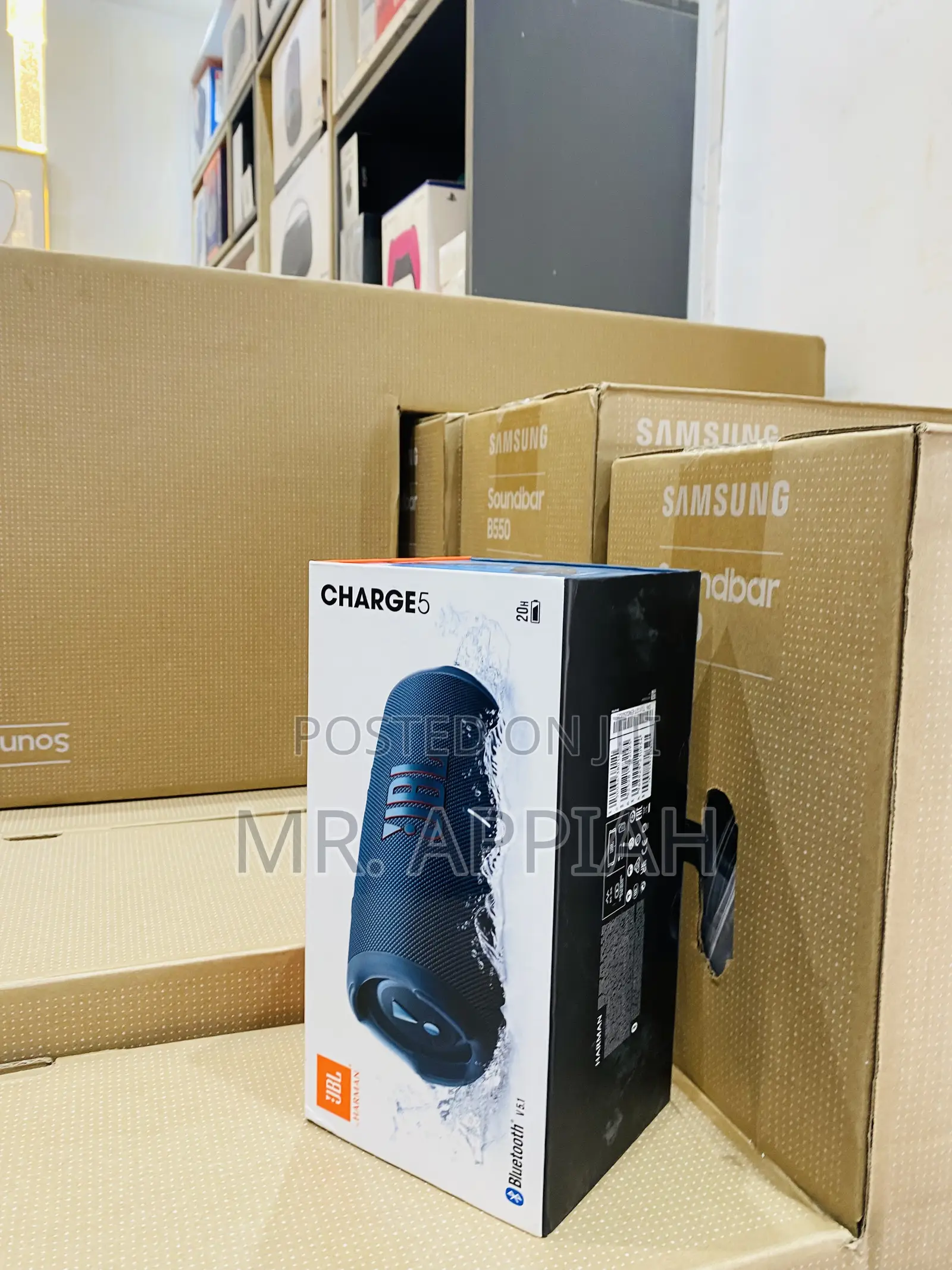 JBL Charge 5 Bluetooth Speaker With Built-in Power Bank