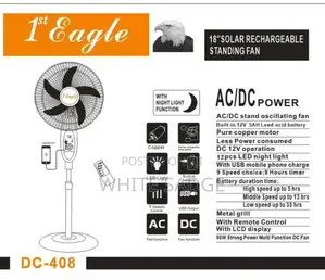 1st Eagle Rechargeable Floor Fan