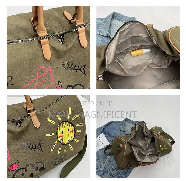 Original Canvas Material Duffle Bag