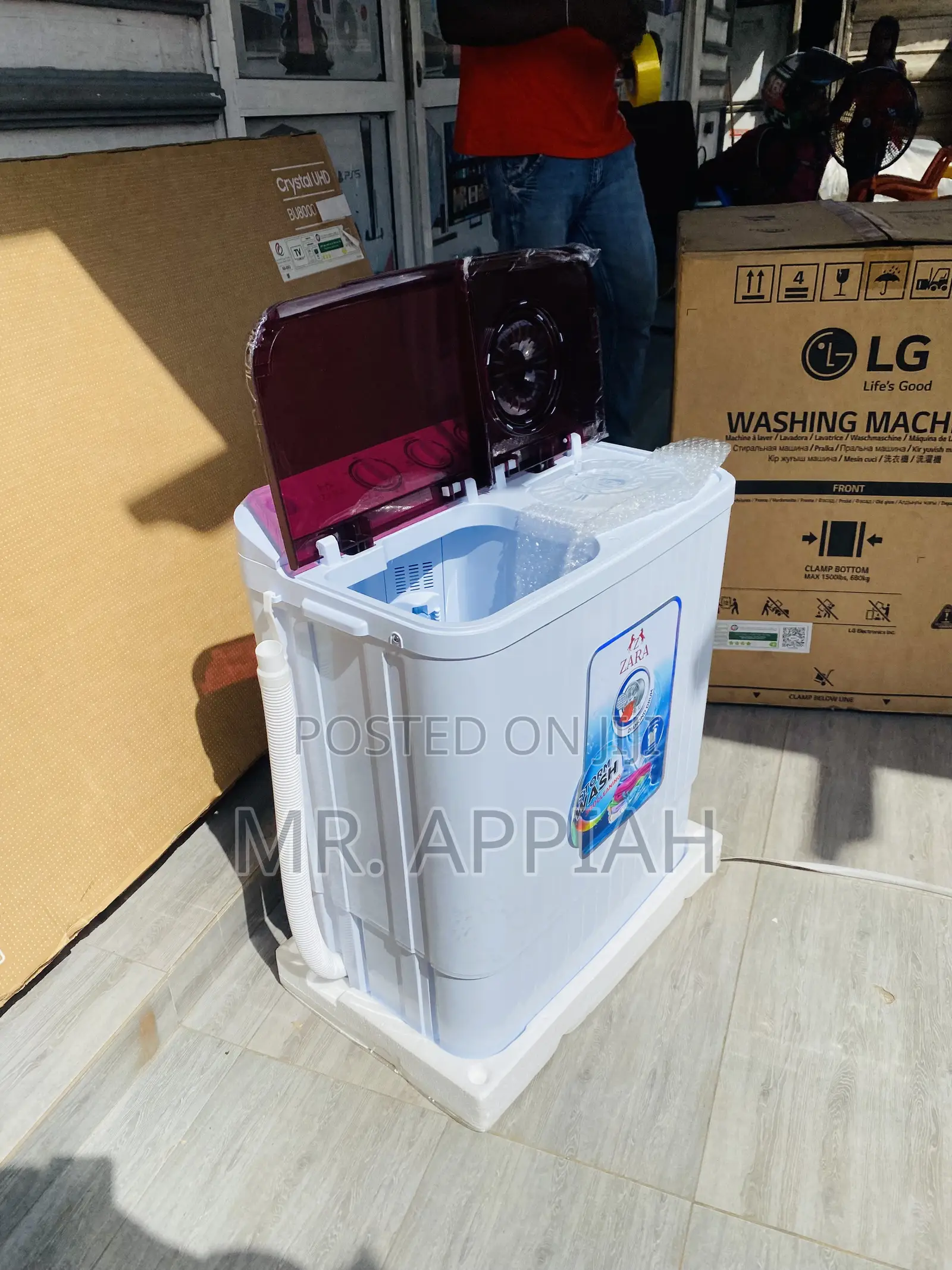 Super Affordable Zara 5kg Top Load Washing Machine+ Spindry