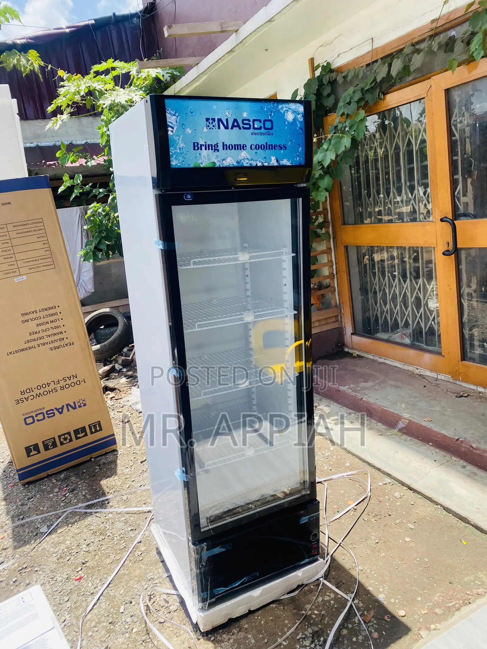 Fast Chilling Nasco Nasfl400-1dr Electric Display Fridge