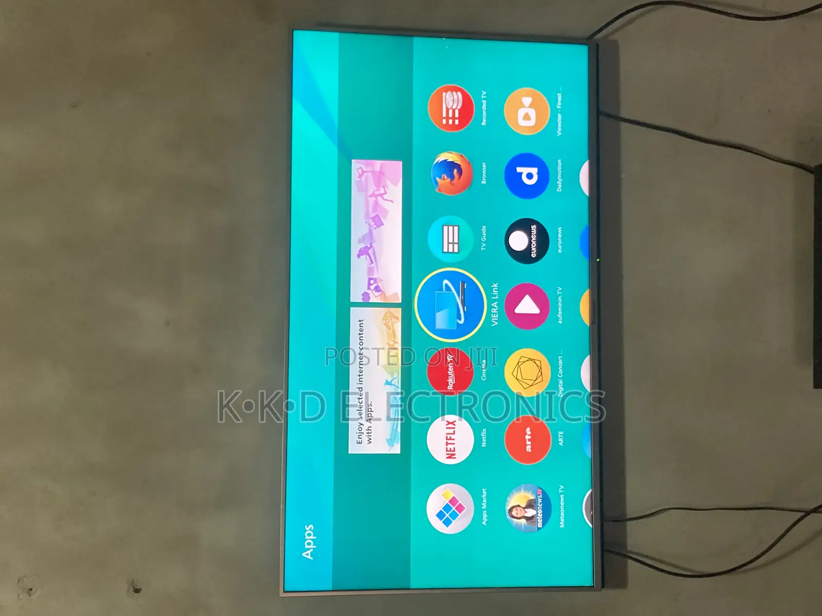 Panasonic 40 Inches Ultra Hd HDR Ultra Slim Smart Tv