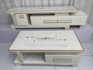 Modern Center Table and Tv Stand Set