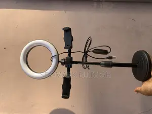 Desktop Ring Light With Double Holder