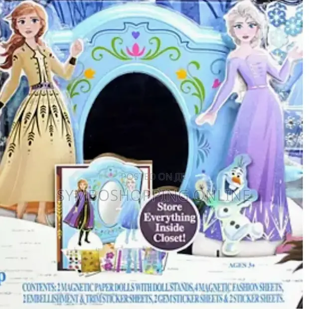 open lace back dress Melissa & Doug Disney Princess Deluxe Wooden Magnetic Dress-Up Set – Cove  Toy House main image 0