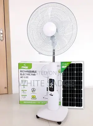 Solar Standing Floor Fan