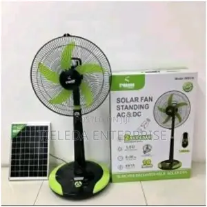 Solar Standing Floor Fan