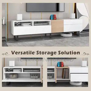 Tv Stand ( 3 Hidden Storage Spaces )