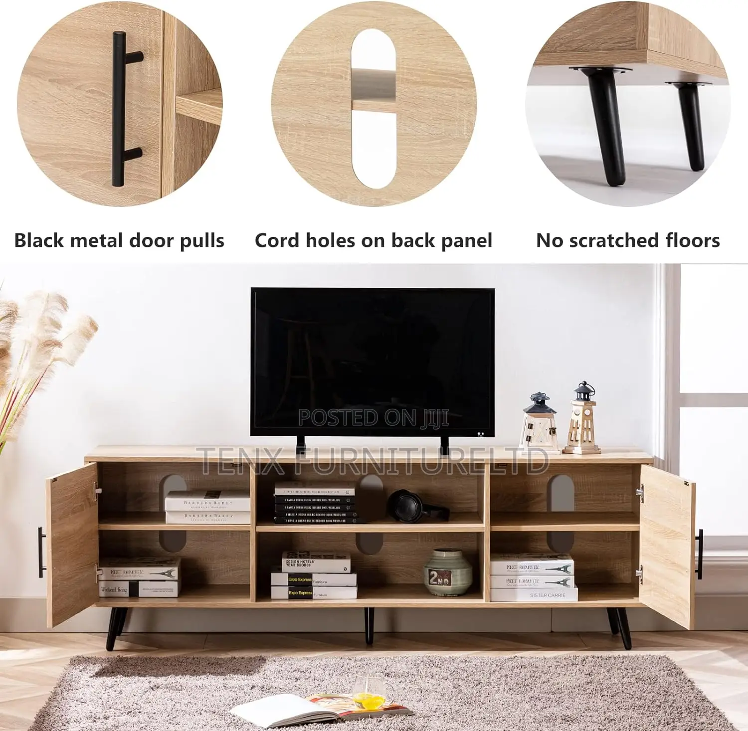 TV Stand (French Oak) Classic