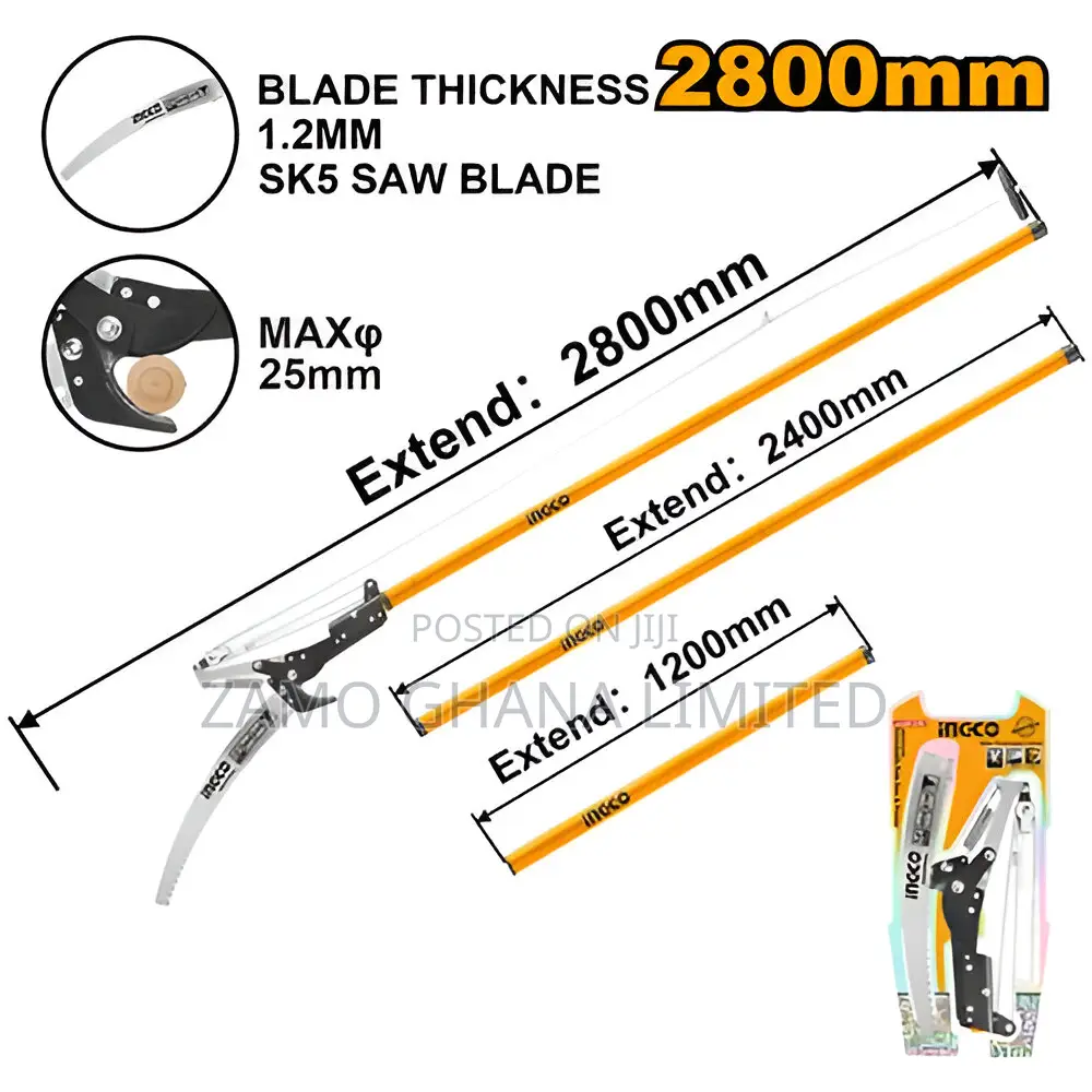 Extendable Pole Saw Pruner - Heps25281