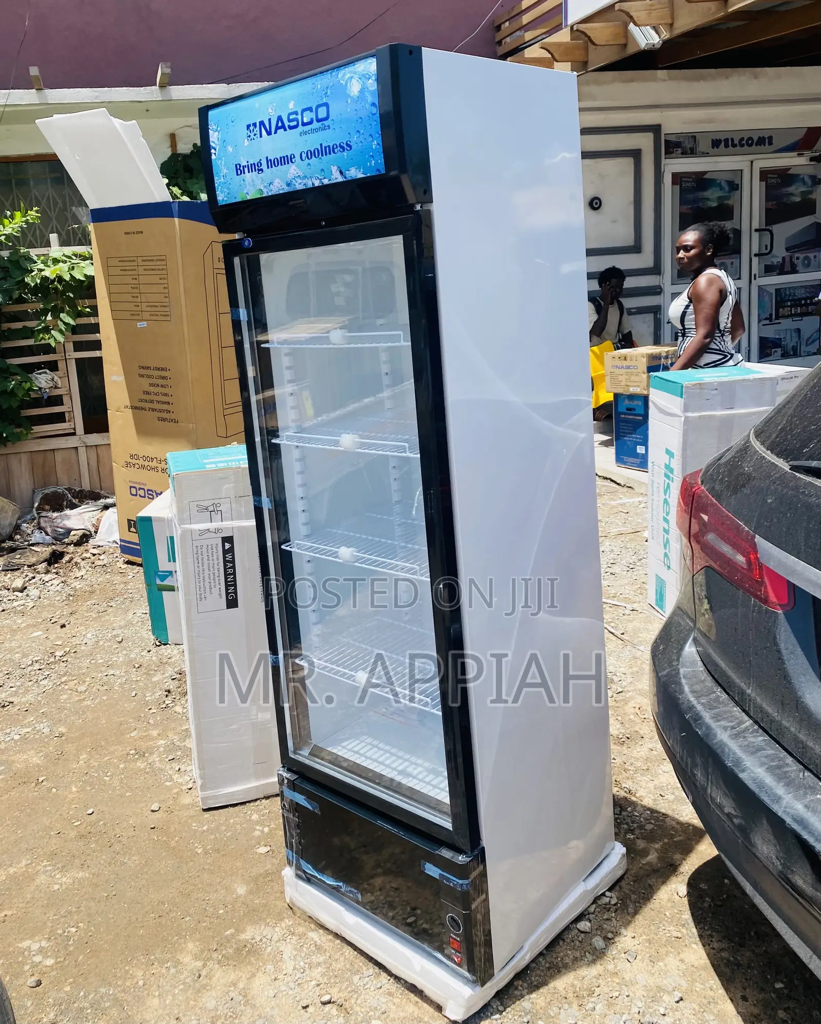 Latest Nasco Nasfl400-1dr Single Door Electric Fridge.