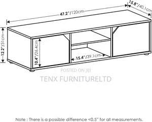 Tv Stand (French Oak Grey)