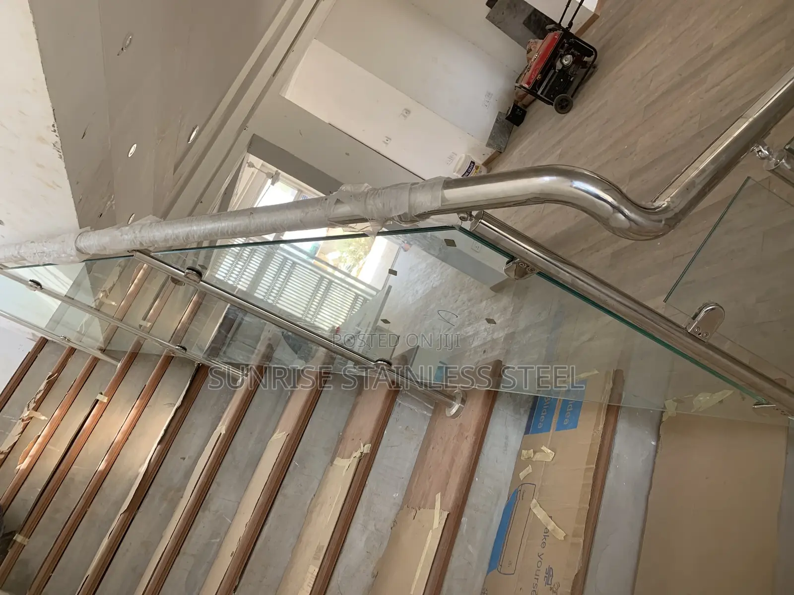 Stainless Flowers Design Installation