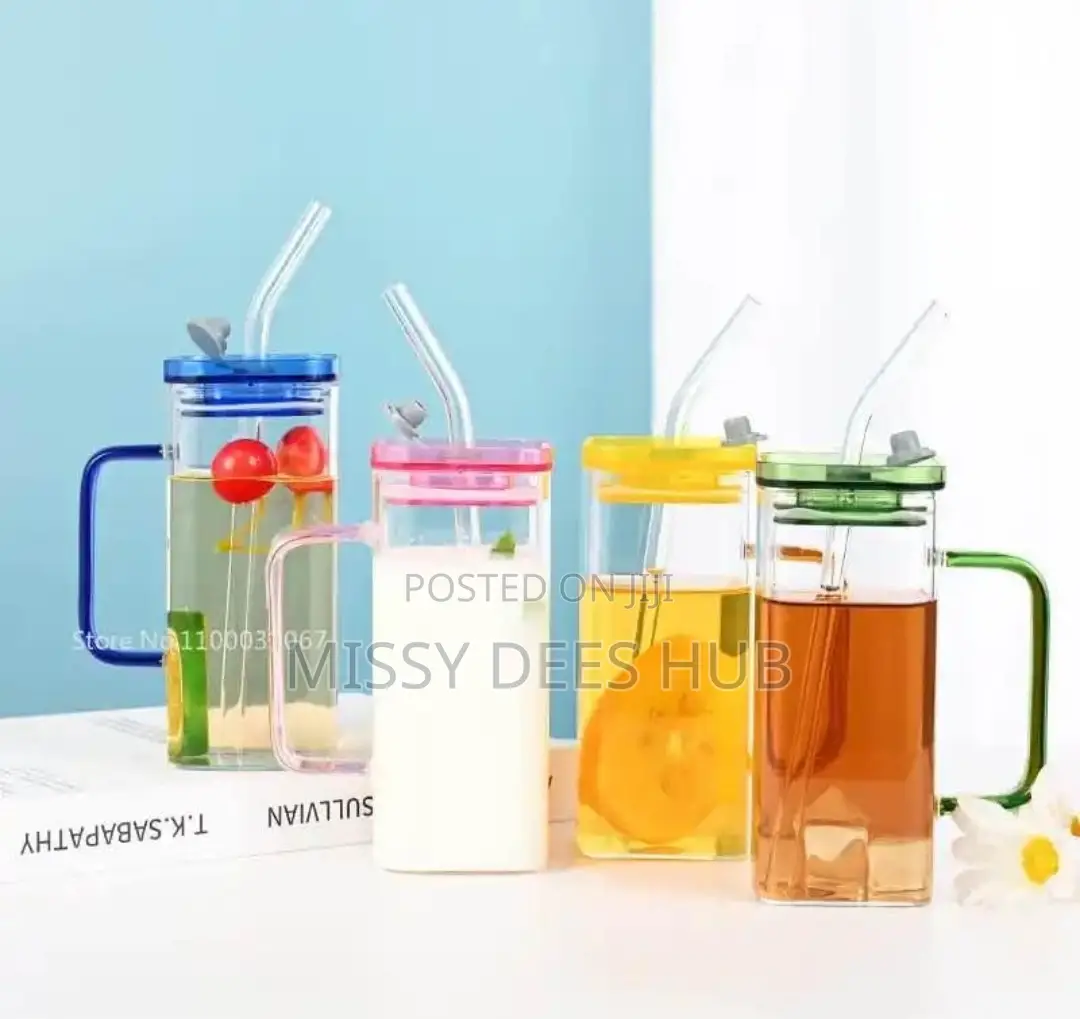 Glass Tumbler With Plastic Cover