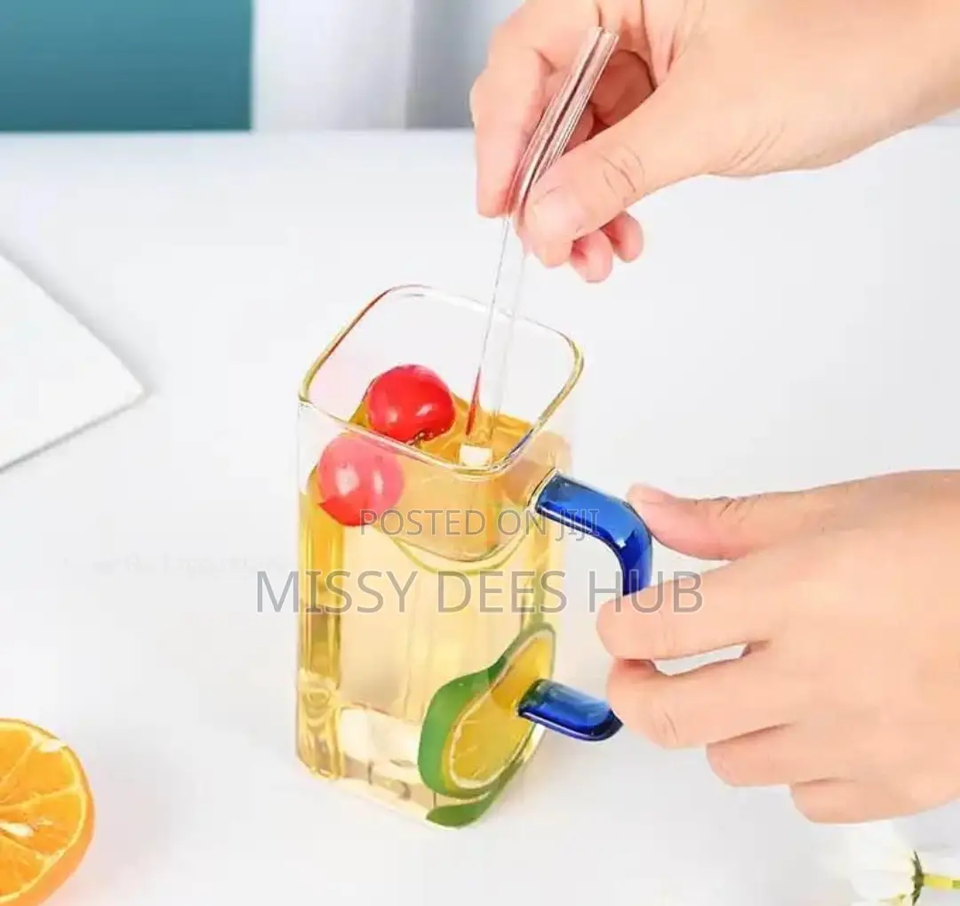Glass Tumbler With Plastic Cover