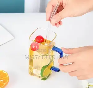 Glass Tumbler With Plastic Cover