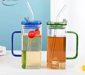 Glass Tumbler With Plastic Cover