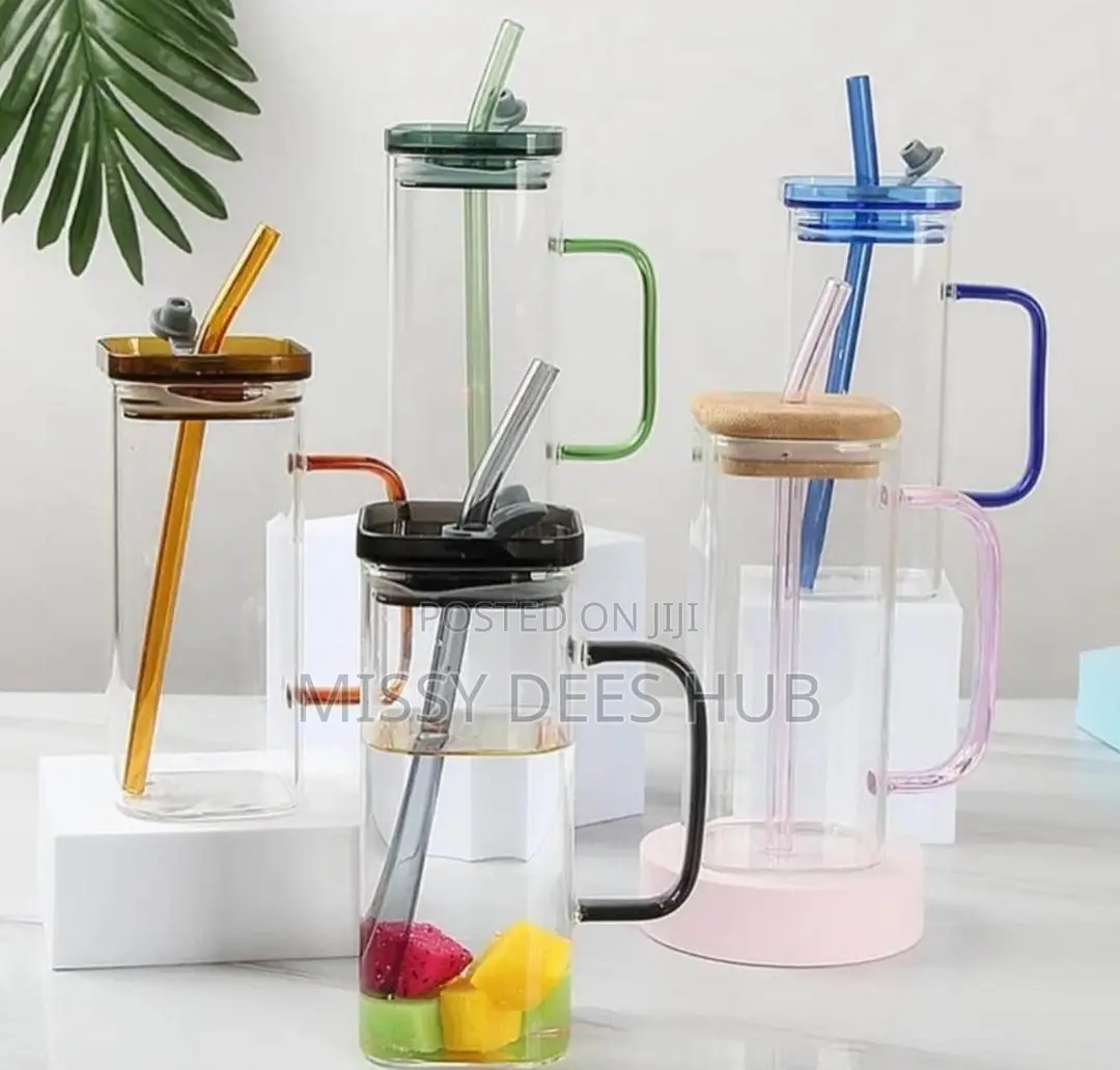 Glass Tumbler With Plastic Cover