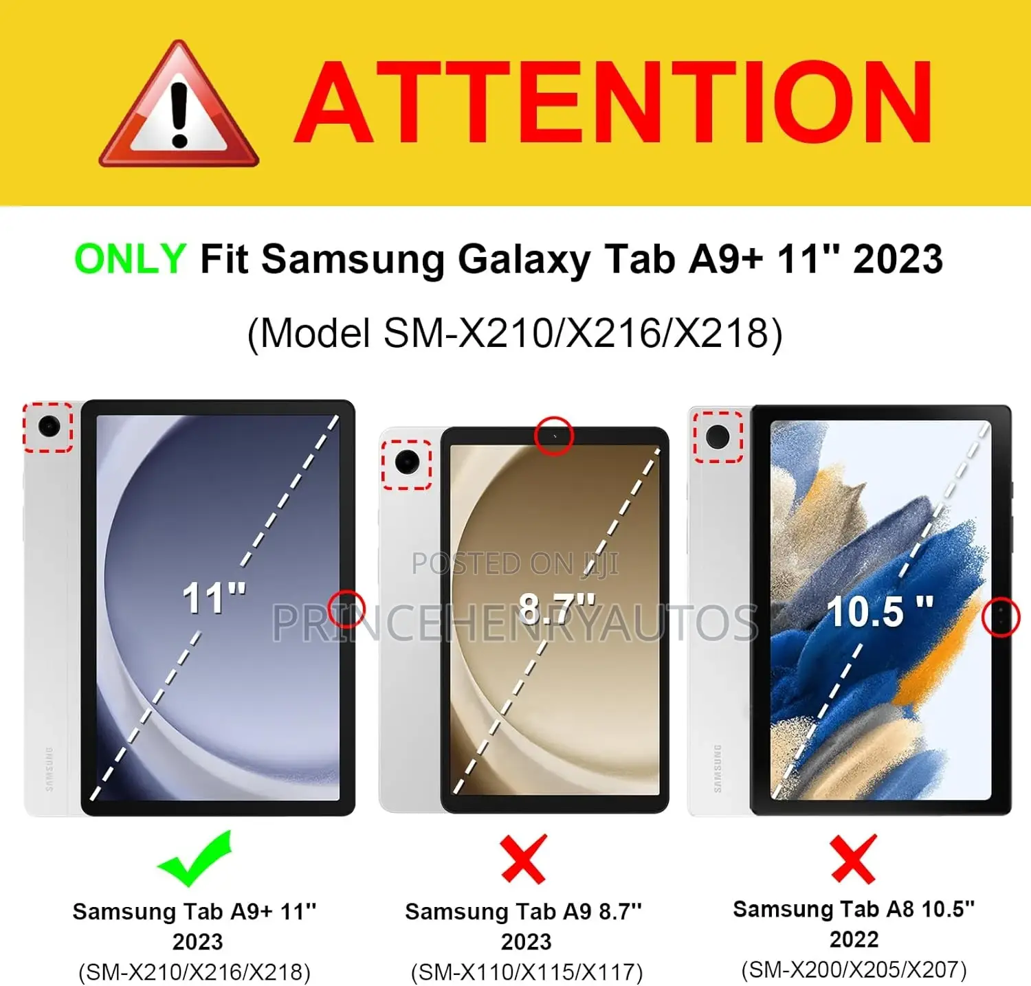 Fintie Slim Case for Samsung Tab A9 Plus/A9+ SM-X210/16/18