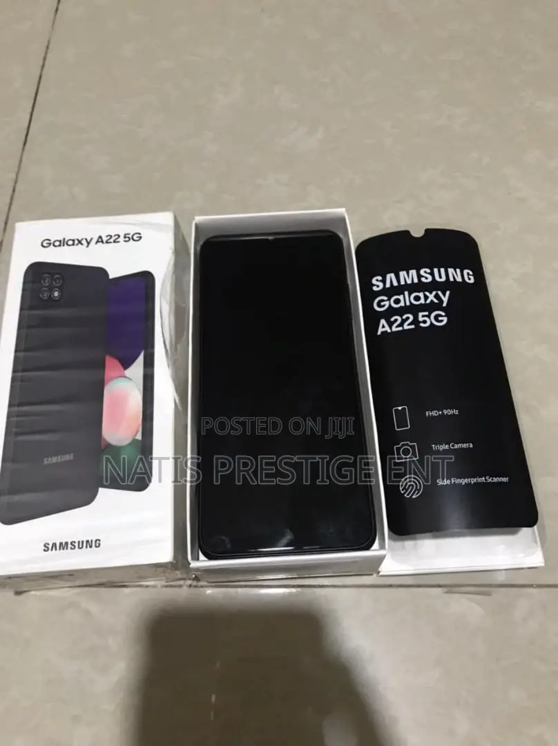 New Samsung Galaxy A22 5G 64 GB Black