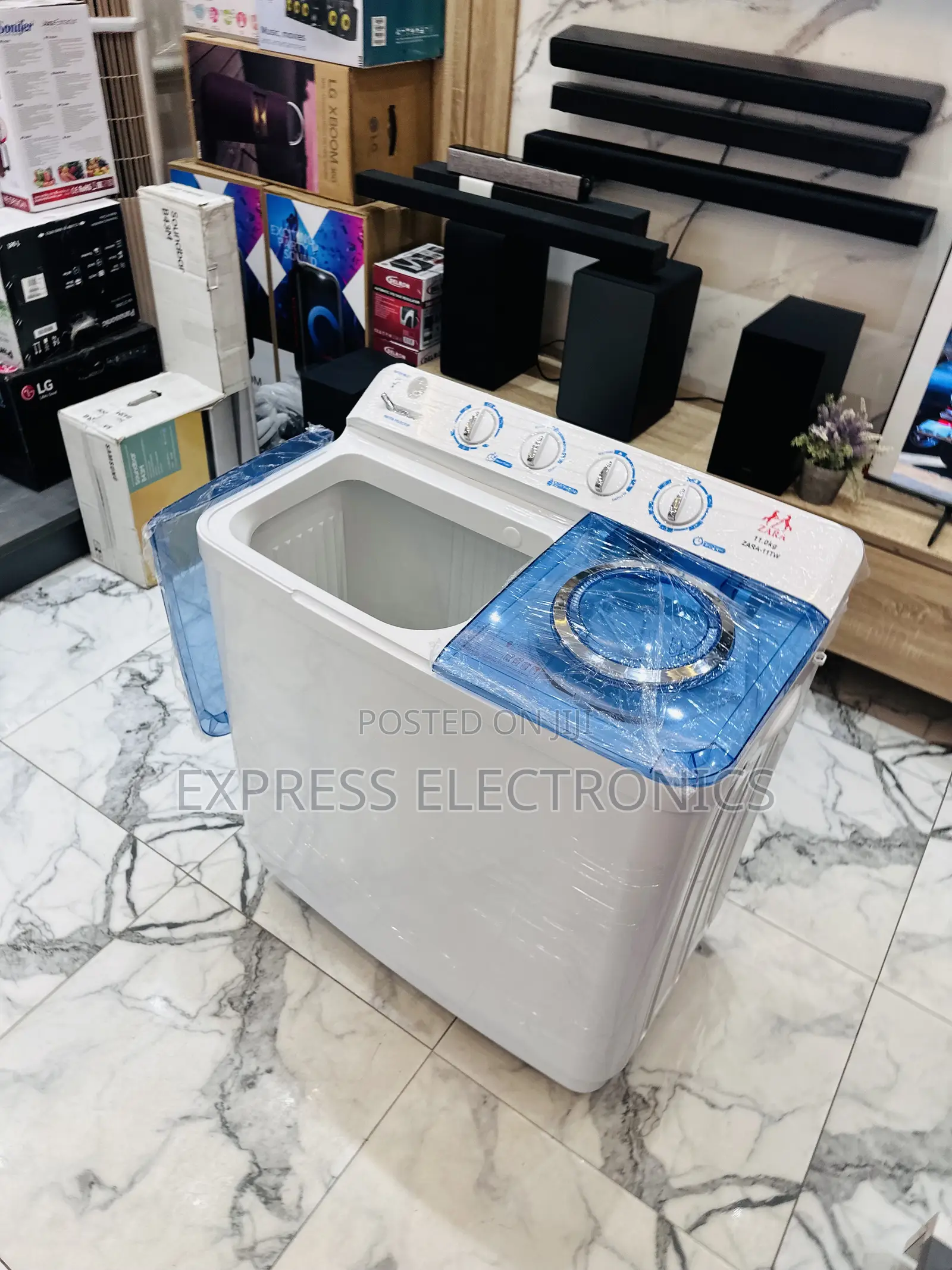 Wash and Spin Dry Sleek White Wm Zara 11kg