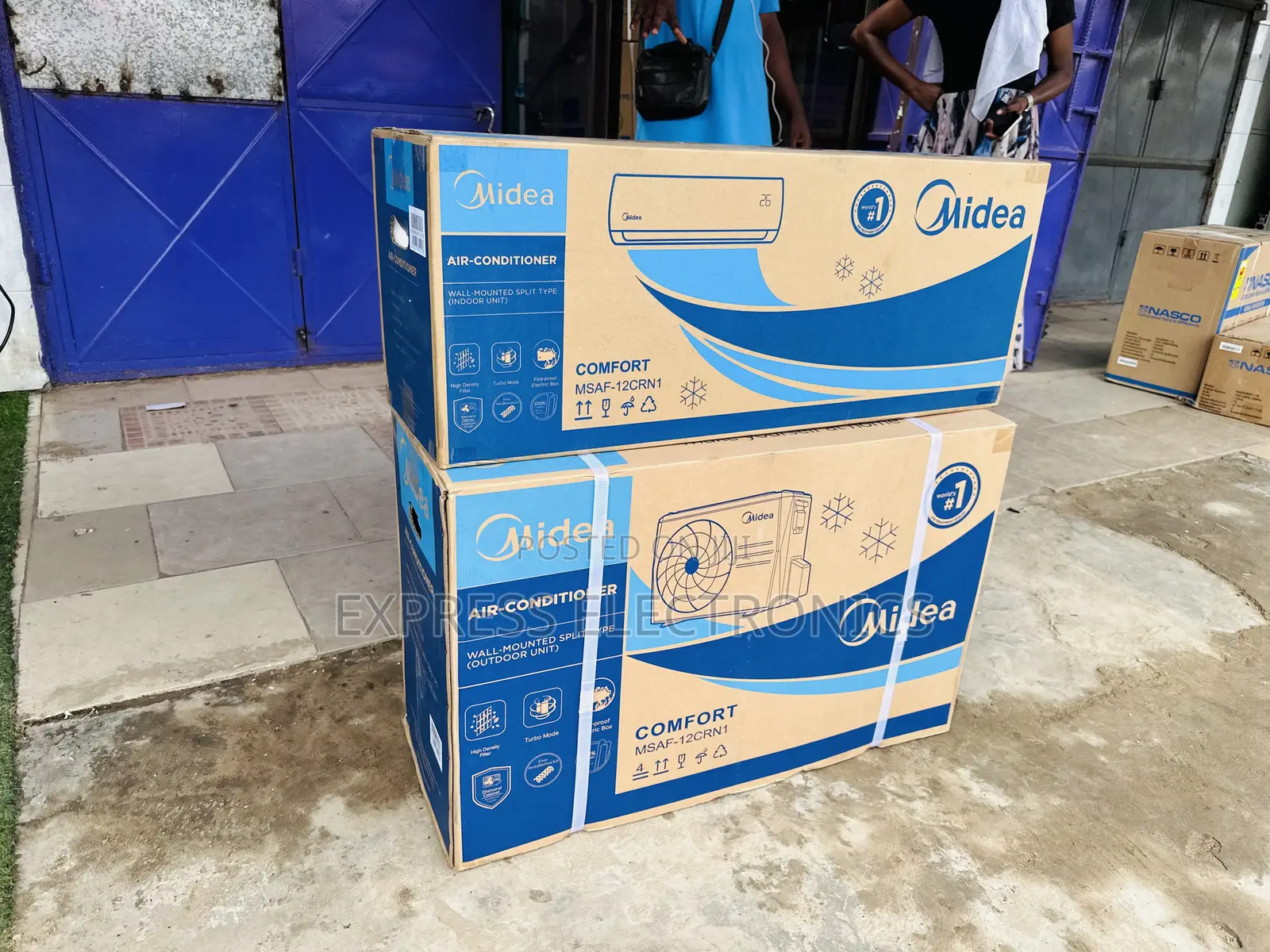 2.5hp Split R410 Gas Midea ) 