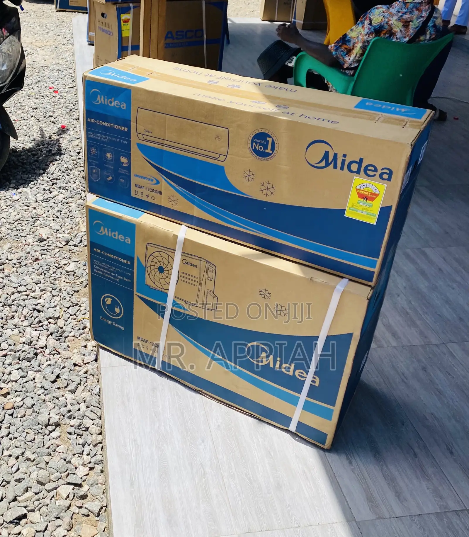 Midea 1.5hp Split Type Air Conditioner(White)R410.