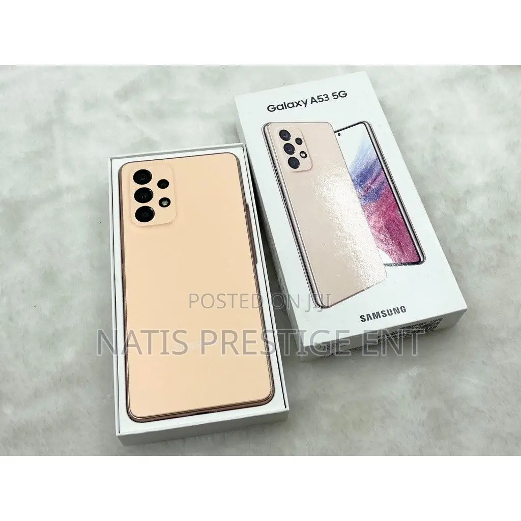 New Samsung Galaxy A53 5G 256 GB Gold