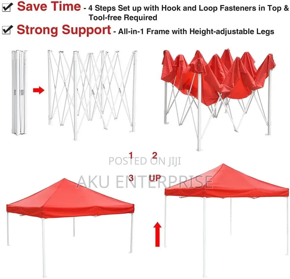 10x10 Ft Easy Pop Up Canopy Tent Business Bag Instant