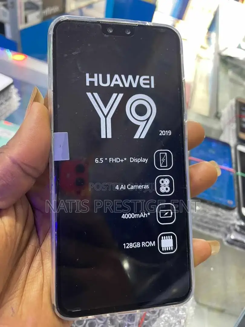 New Huawei Y9 2019 128 GB Black
