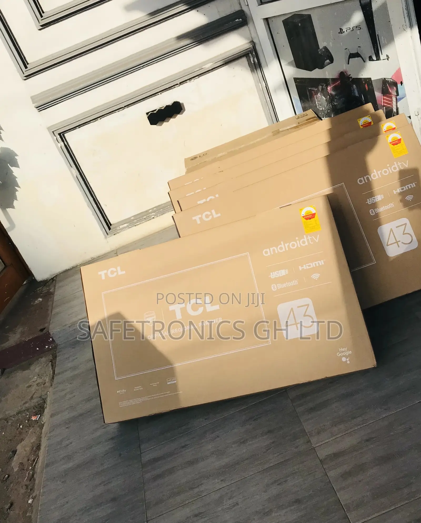 TCL Black Glossy S5400 43 Inches Electric Led Tv
