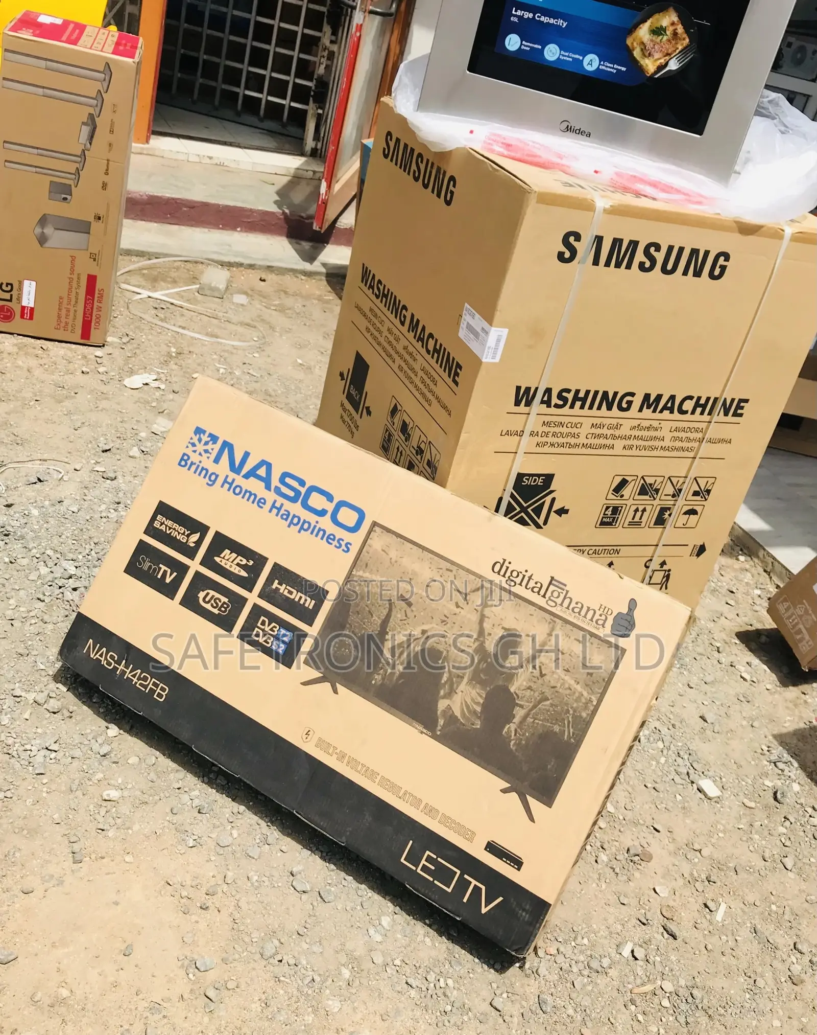 42 Inches Black Glossy Digital Satellite Nasco Electric Tv