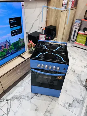 Better and Awesome Gas Cooker Oven 50/50 Blue